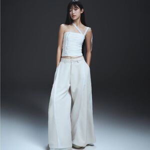 Bunny Hill Concept Muriel Ivory Pants With Lace Trim , Size 1 - 27" Waist